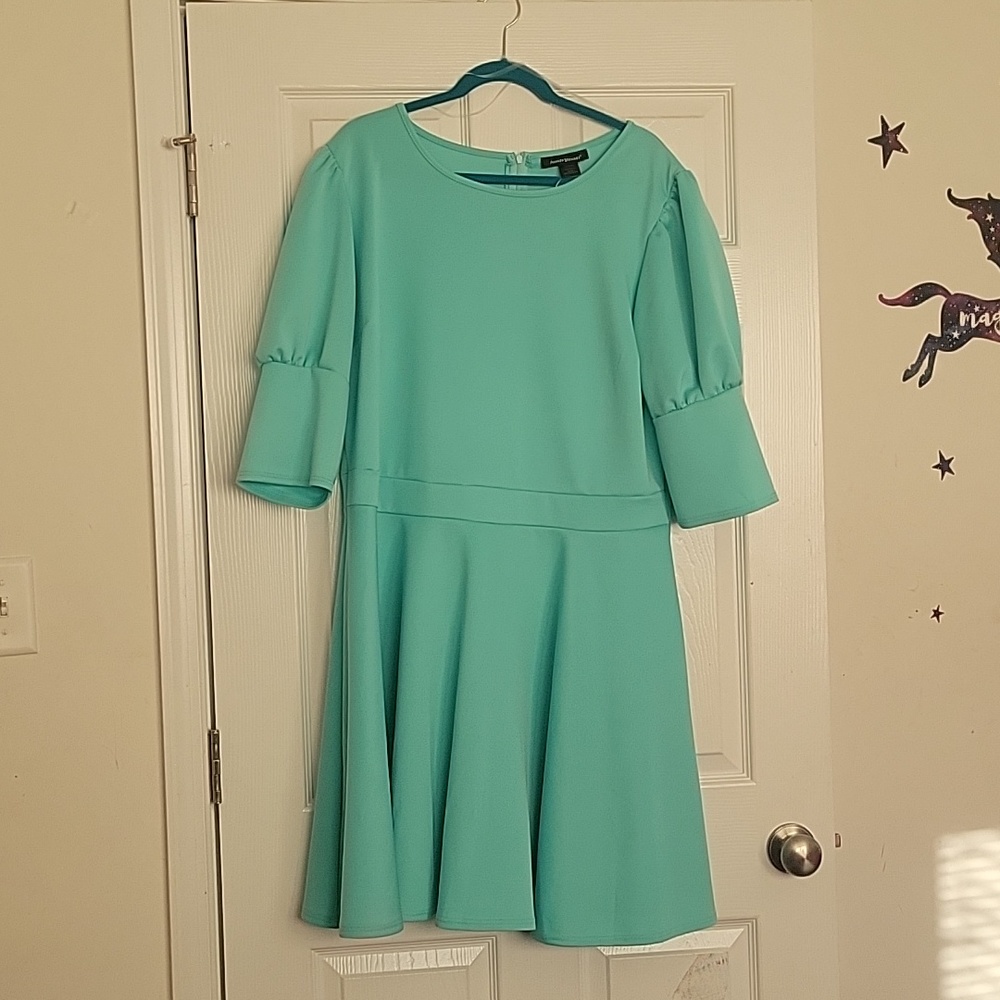A Mint-Green Dress from Ashley Stewart